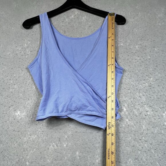 Lululemon It's A Tie Tank Top Womens Size 2 Blue Sleeveless Athleisure Active - Picture 5 of 9
